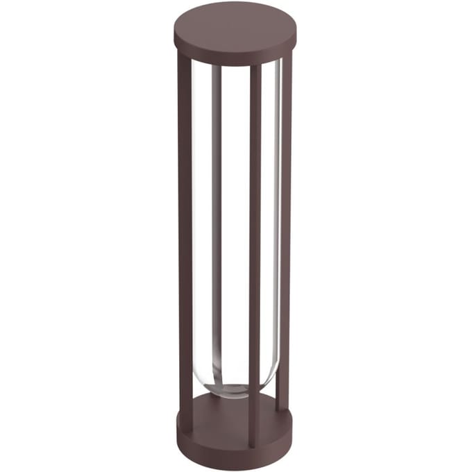 Flos In Vitro Bollard bolderverlichting - donker bruin - 60 cm