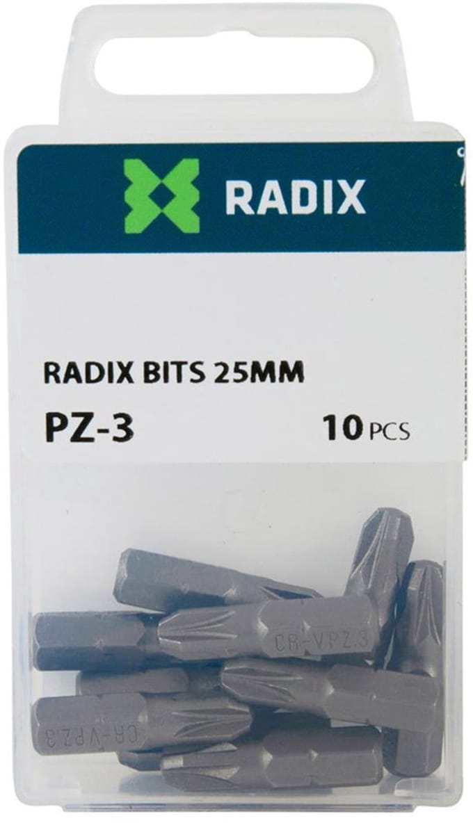 Radix - Schroefbit PZ3 (10 stuks)