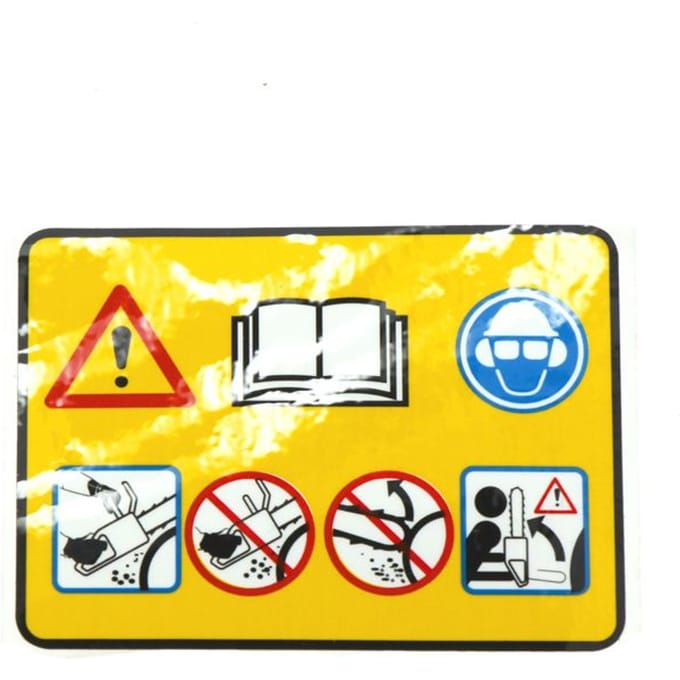 Arbo sticker algemeen (zagen)