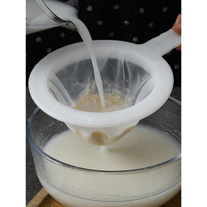 Filtre à résidus de café/lait de soja, Passoire en maille pour centrifugeuse domestique 100 mesh blanc