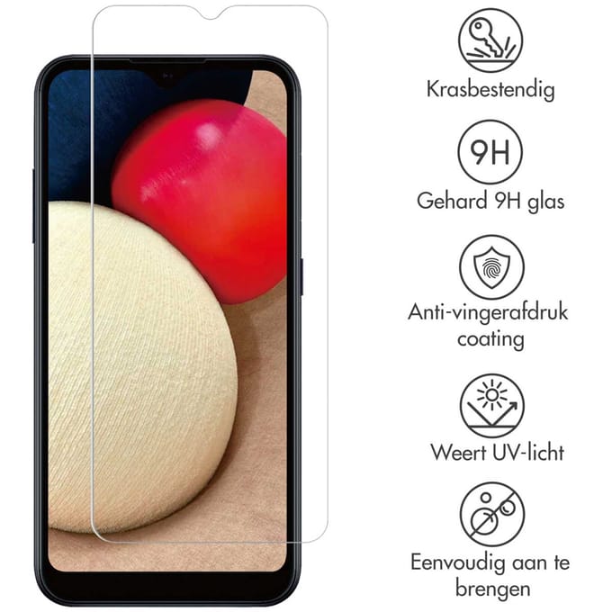Selencia Screen Protector - Geschikt voor Samsung Galaxy A03 - Gehard Glas Screenprotector