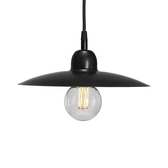 PR Home hanglamp Como, zwart, Ø 28 cm, metaal, stekker