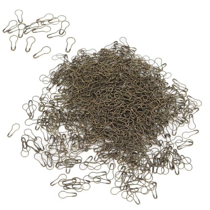 1000 Stuks Veiligheidsspelden Multifunctioneel Duurzaam Roestvrijstalen Legering Brede Toepassing Antiek Messing Kleur black