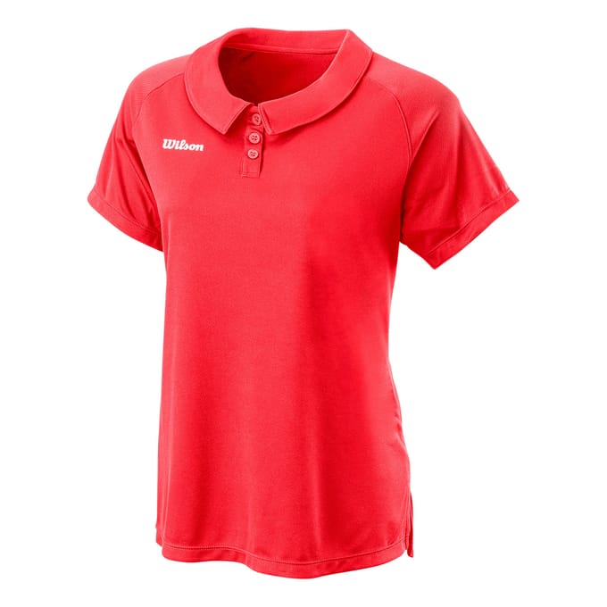 Wilson Team II Polo Dames-Koraal