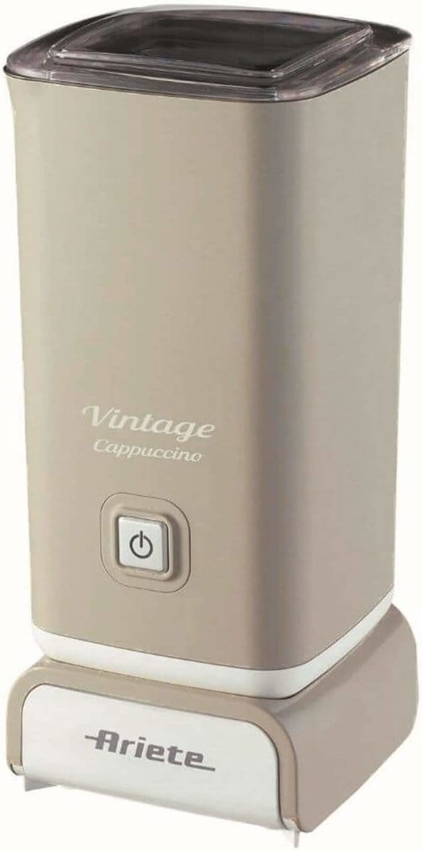 Ariete 2878/03 - Vintage melkopschuimer - 500 Watt - 140ml schuim - 250ml opwarmen - Beige