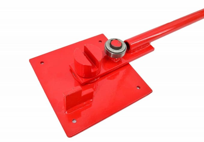 AWTools Serie - 14mm Stangbuiger - Gelagerd - Stalen Basis - 700mm Arm