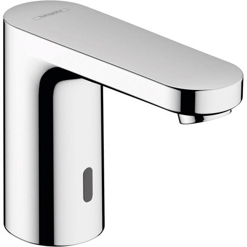 Hansgrohe Vernis Blend wastafelkraan elektronisch 6V warm water - hoogglans chroom