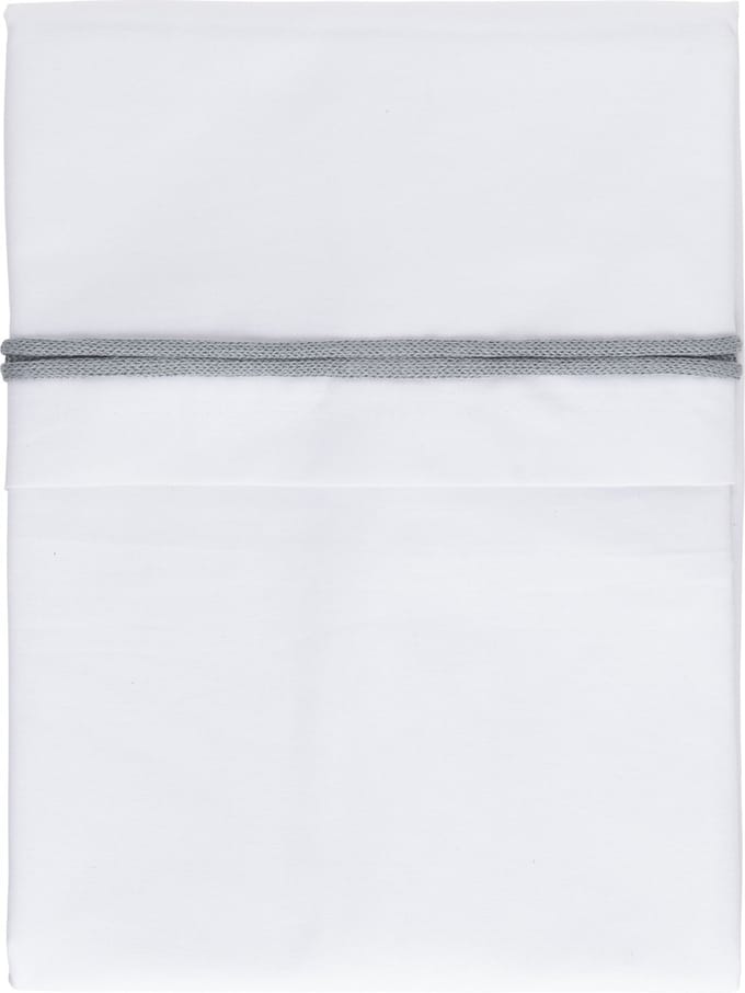 Baby's Only Wieglaken gebreide bies - Nordic Blue/Wit - 80x100 cm - 100% egyptisch katoen