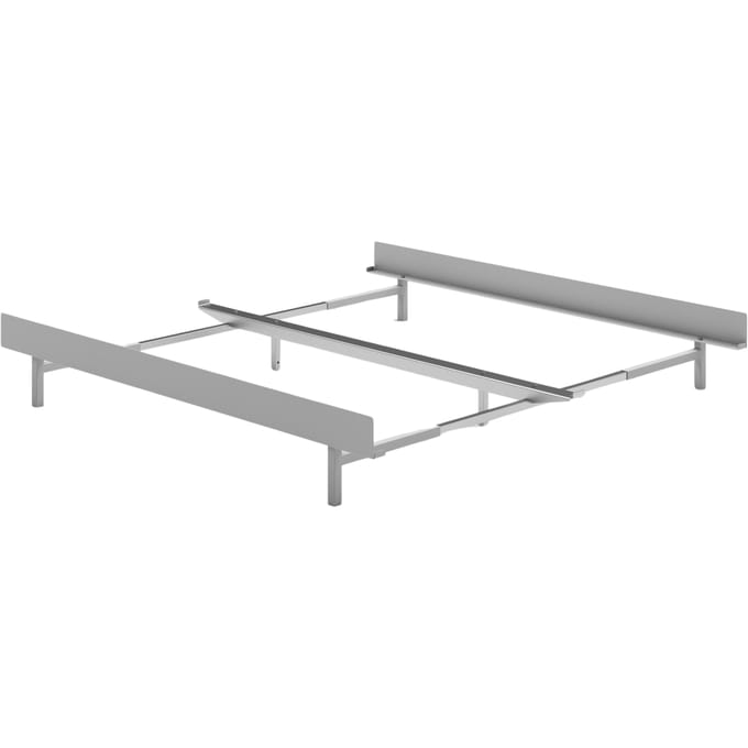 Moebe Bed 90-180 cm - Höhe 29 cm - MOEBE_Bed_stainlesssteel