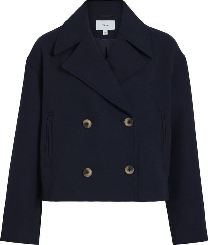 VILA - VIKAMINA L/S V-NECK JACKET - NOOS - Dames - Gewatteerde jassen
