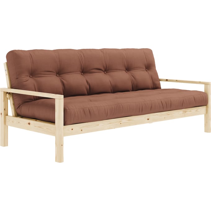 Karup Knop slaapbank - 759 Clay Brown - 101ClearLacquered