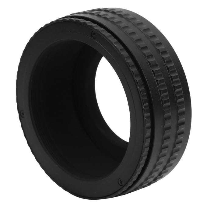 M52‑M42 25‑55mm Verstelbare Focus Helicoid Lensbuis Macro Verlengbuis Lus gray