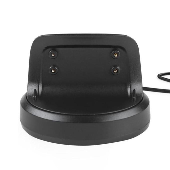 Station de charge magnétique USB pour montre connectée Samsung Gear Fit2 SMR360 blanc