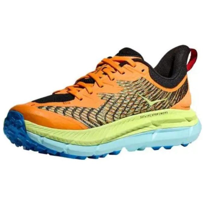 Hoka One One Mafate Speed 4 Solar Flare Lettuce 40 orange