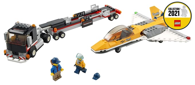 LEGO City Transporteur de Jet de Spectacle Aérien 60289 gray