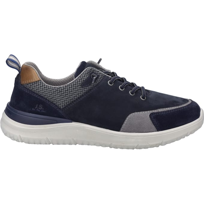 JOSEF SEIBEL Heren Lage schoen Wales 01 in blauw