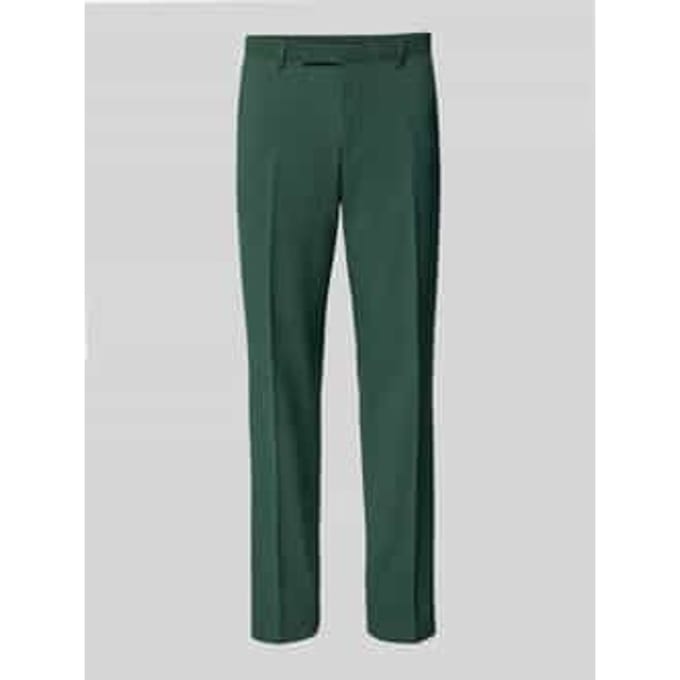 Slim fit pantalon met persplooien