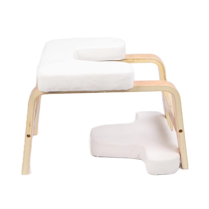 Yoga Hoofdstand Kruk Beuk Multifunctionele Fitness Inversie Stoel voor Thuis Wit white