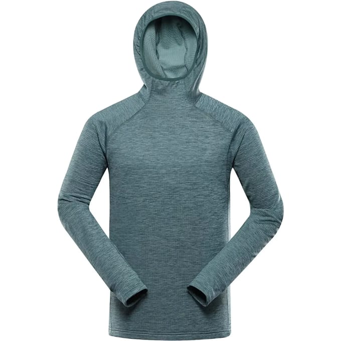 Alpine Pro Rolt Fleece Met Kap Groen XS Man