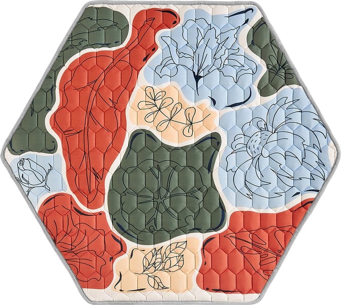 Kinderveiligheid Extra Grote Opvouwbare Antislip Speelmat voor Baby's en Peuters