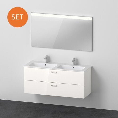 Duravit XBase FurnitureSet 130 cm, with mirror XB007404545