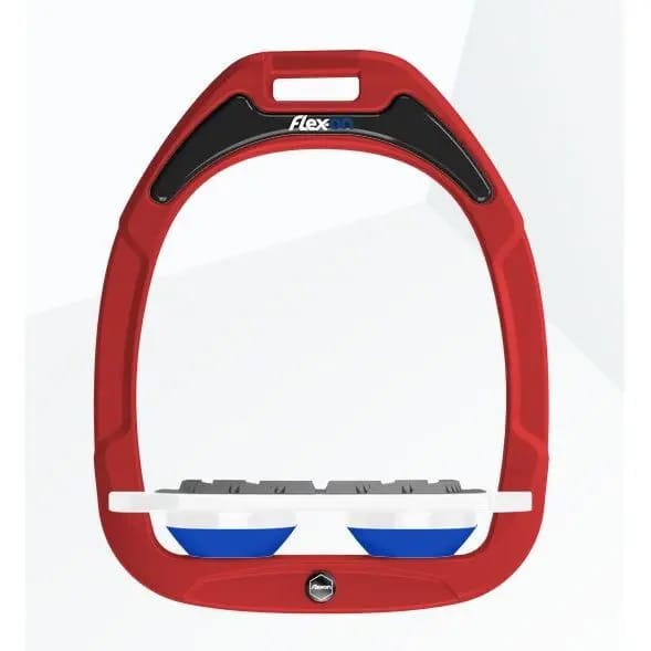 Platte Grip Laarzen Rood/Wit/Blauw Flex-On Green Composite
