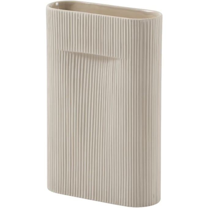 Markless Keramieken Vaas 35 cm Beige - Stijlvolle Decoratie