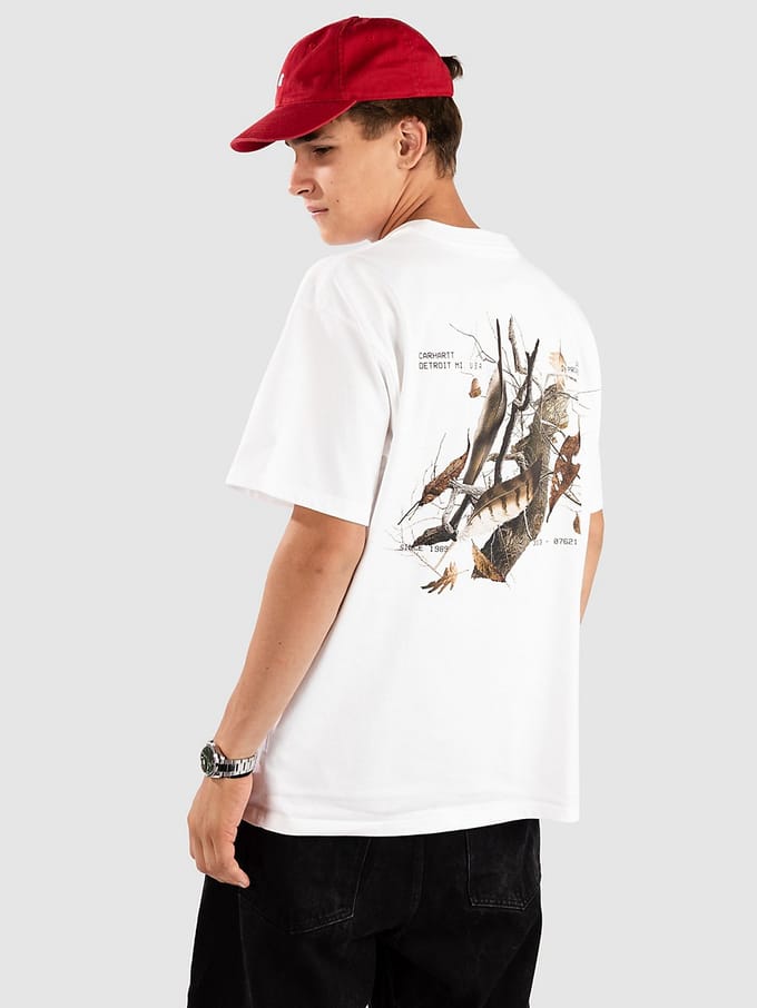 Carhartt WIP Feather Progress T-Shirt wit