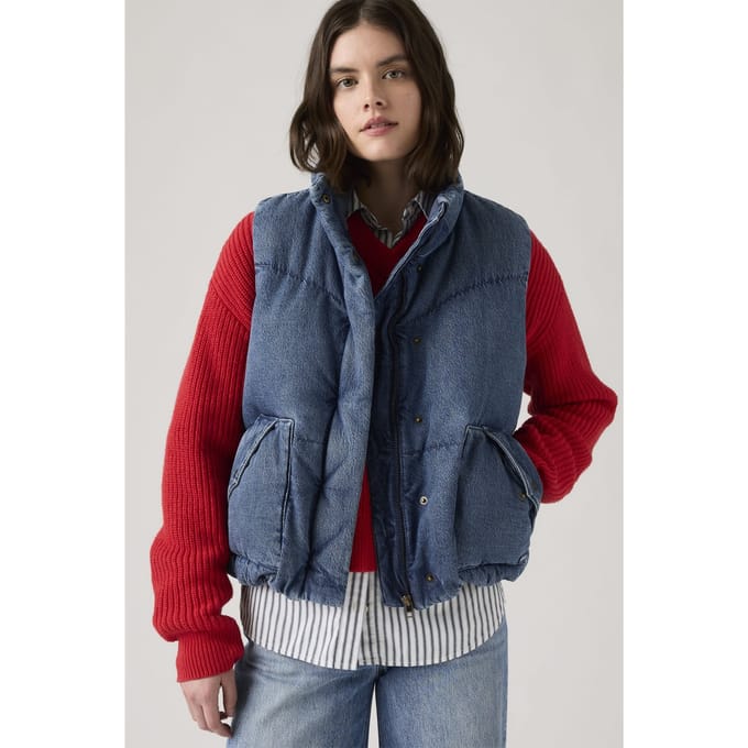 Levi's Western Bubble Vest Taglia: M | Gilet Outlet | Donna