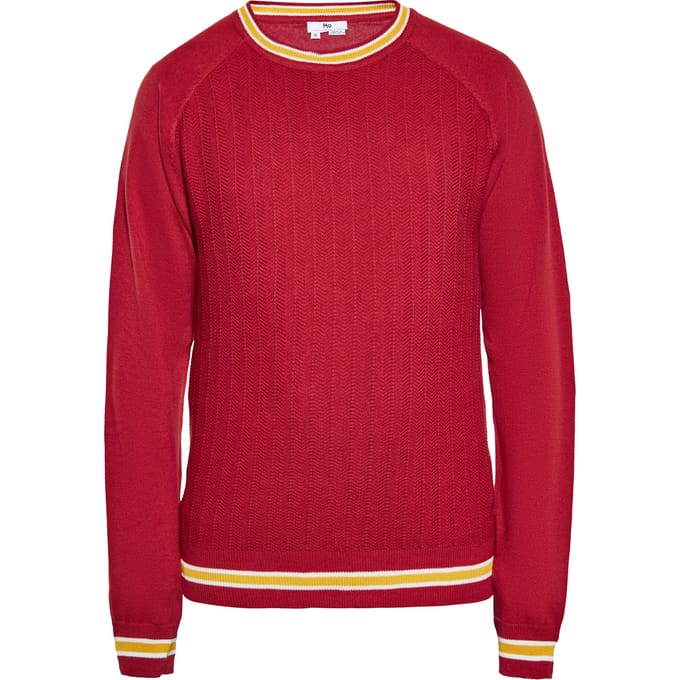 Mo Jumper Heren wijnrood