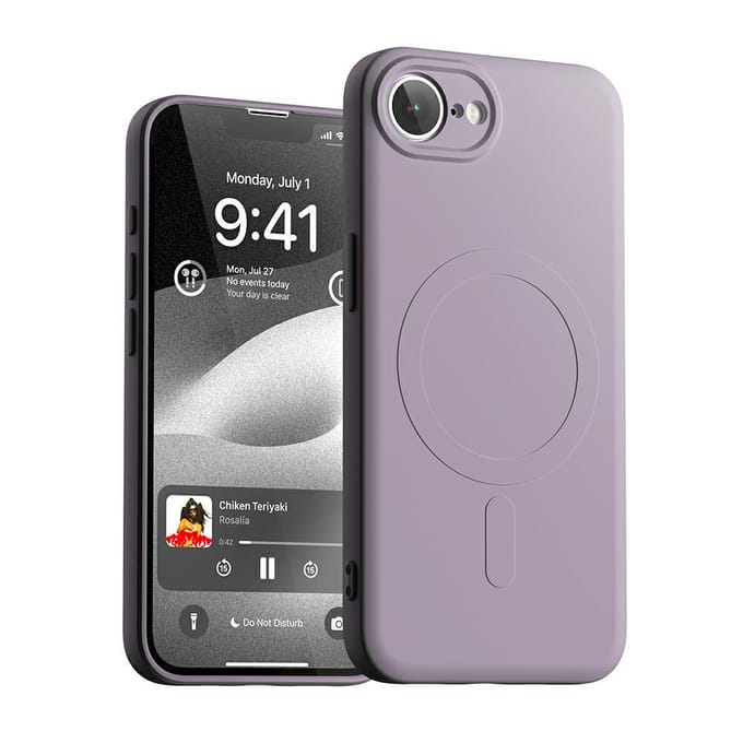 Mercury Semi-Silicone Magsafe Iphone 16E Hoesje Met Magnetische