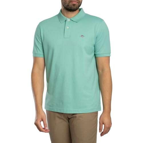 Polo Shirt Korte Mouw Gant Normaal Shield piqué poloshirt