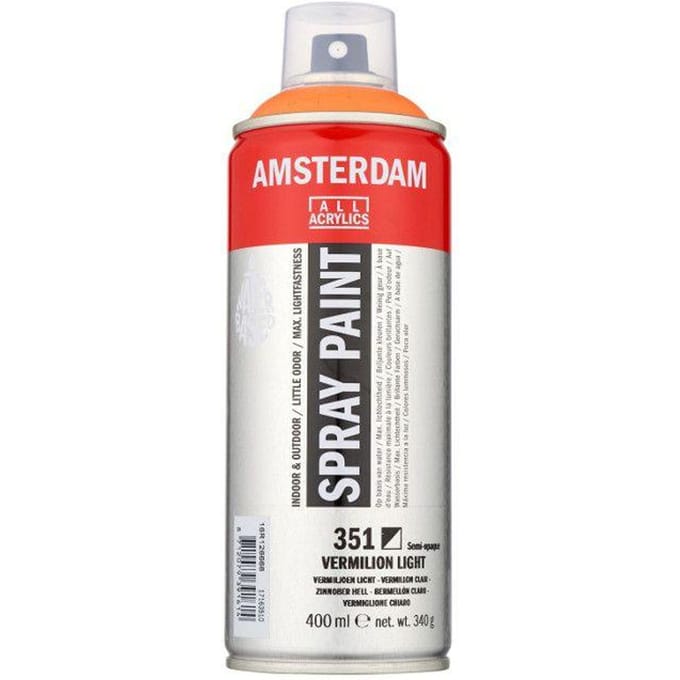 Spraypaint - 351 Vermiljoen Licht - Amsterdam - 400 ml