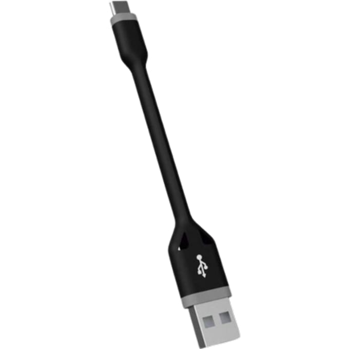 KSIX USB-A naar USB-C Zwart 10cm