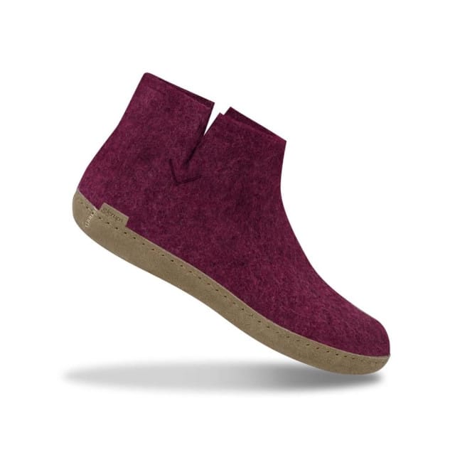 Glerups Low boot leather sole g 07-cranberry
