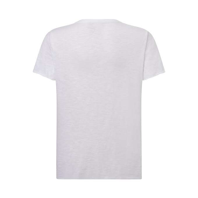 JHK Dames/Dames Curves Slub T-shirt (Wit)