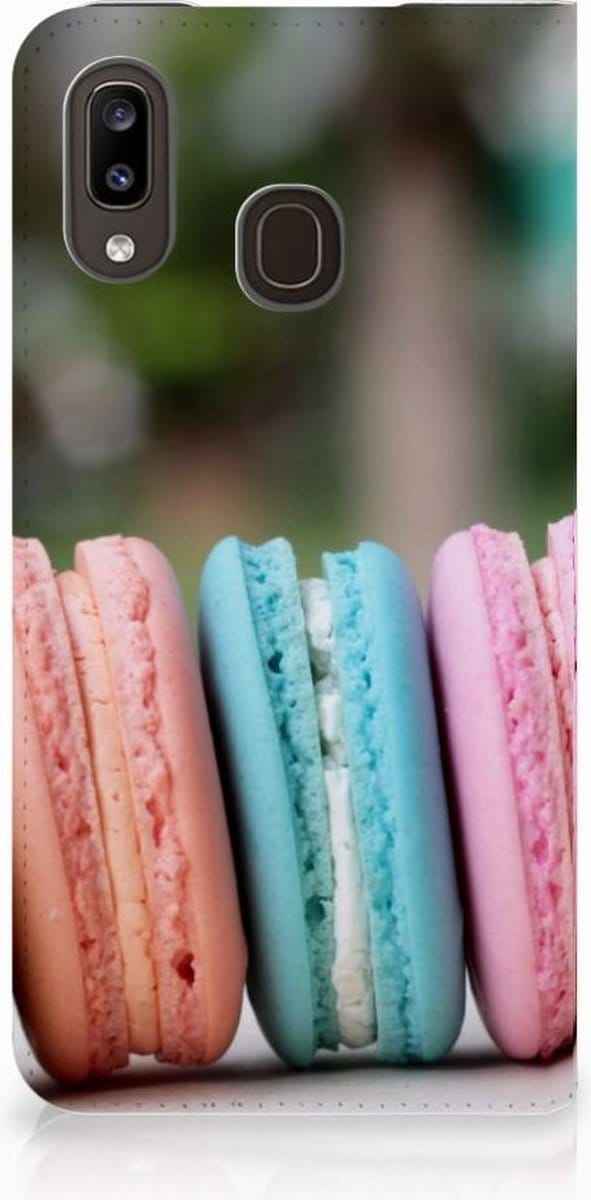 Samsung Galaxy A30 Flip Style Cover Macarons