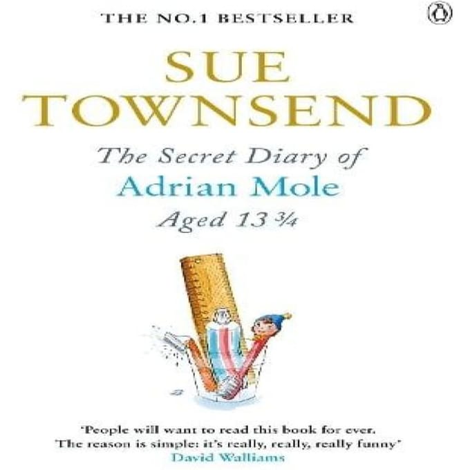 Het geheime dagboek van Adrian Mole 13 3/4 jaar oud door Sue Townsend Paperback Boek 9780141046426