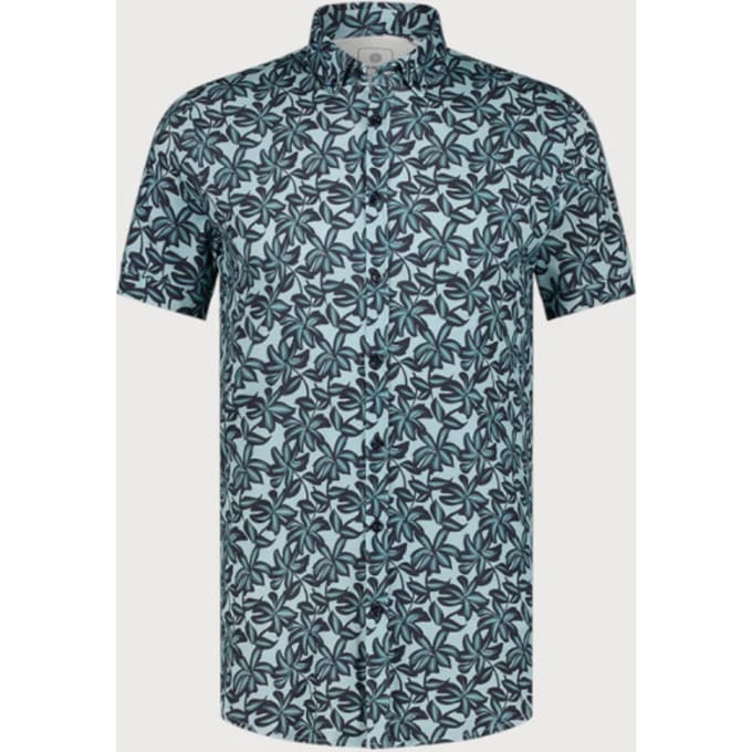Blue Industry All-over print korte mouw overhemd |