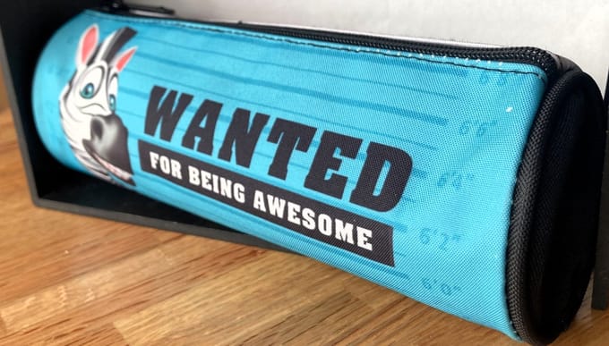 Lannoo Graphics - ronde pennenzak 'Wanted'