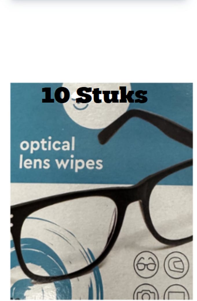 Brillendoekjes 100 pcs-100 stuks - Wit - Multifunctioneel - Schoonmaak brilpoetsdoekjes - opticien doekjes