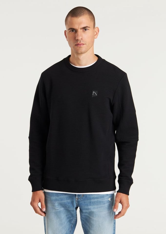 CHASIN' Heren Sweater - Bullet - Zwart
