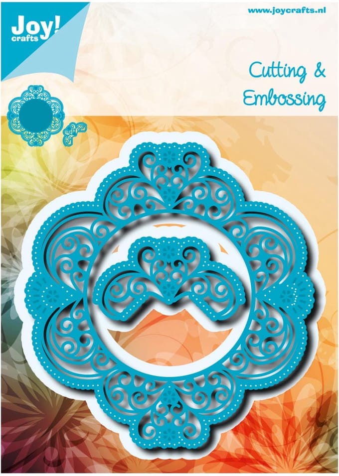 Joy!Crafts Stencil - Snij- embosstencil - Ornamentmal snijwerk & bloem