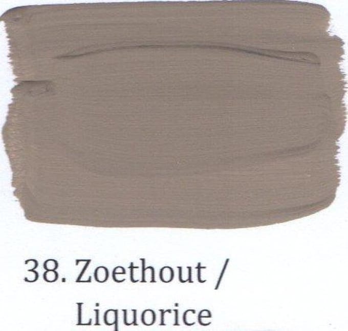 Matte muurverf 2,5 ltr 38- Zoethout