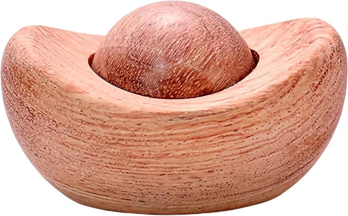 Houten Autodiffuser - Luchtverfrisser Auto - Auto Interieur - Vlamloze Diffusie - 35 g - Houtkleur