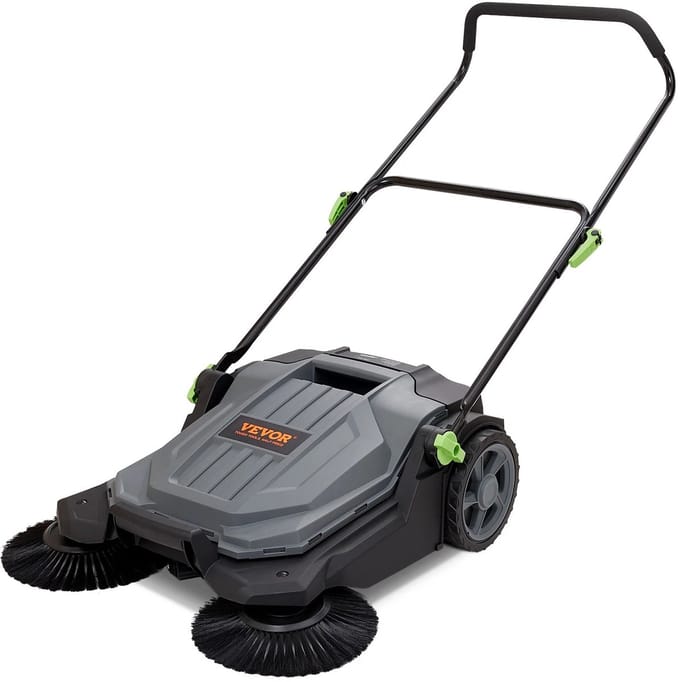 Aafinity Schrobmachine - Vloer - Vloerveegmachine - Schoonmaak Machine - 65 cm - in hoek en hoogte verstelbaar - 18.9 L container