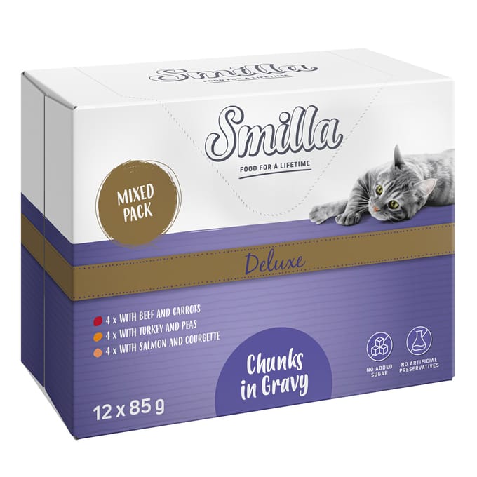 Smilla Deluxe verse zakjes hapjes in saus met groenten