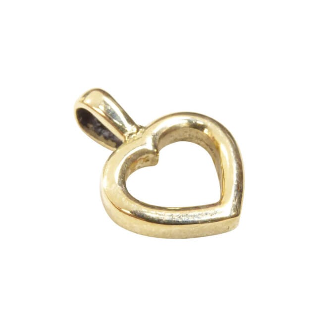 Christian Gouden harten hanger