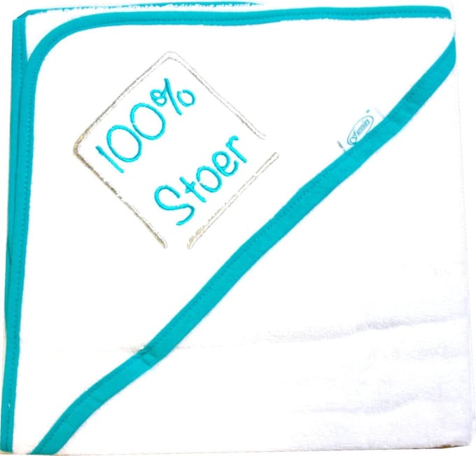 Funnies - Badcape - 80cm/80cm - 100% katoen - "100% STOER"