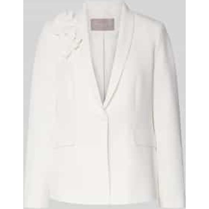 Regular Fit blazer met florale applicaties
